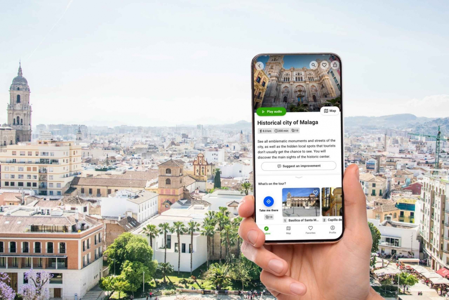 La ville historique de Malaga : Une visite guidée audioguide en anglais