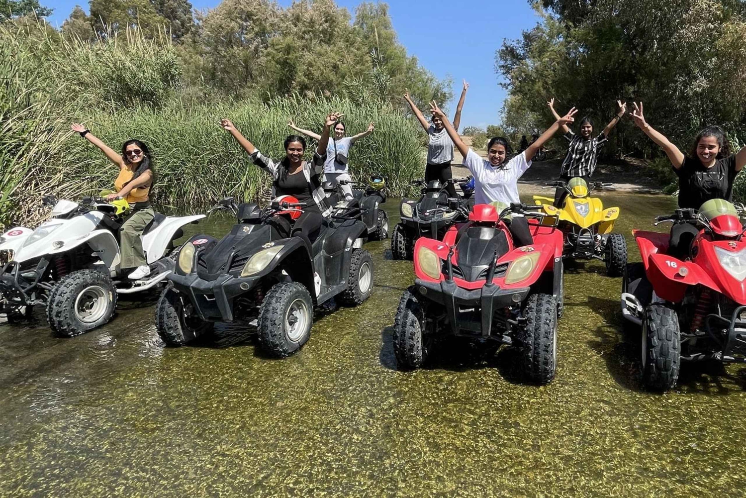 Malaga: Land and River Guided Quad Tour 1-Hour (2-Persons)