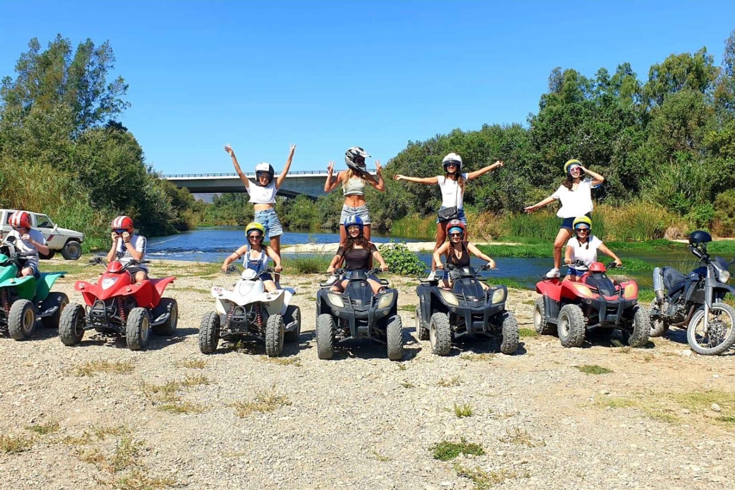 Malaga: Land and River Guided Quad Tour 1-Hour (2-Persons)