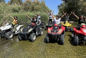 Malaga: Land and River Guided Quad Tour 1-Hour (2-Persons)