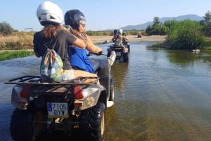 Málaga: Off-Road 2-Seater Quad Tour through Dirt and River