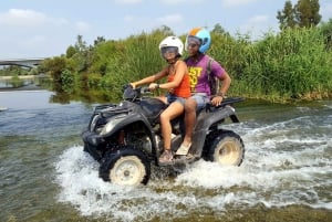 Málaga: Off-Road 2-Seater Quad Tour through Dirt and River