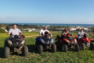 Málaga: Off-Road 2-Seater Quad Tour through Dirt and River