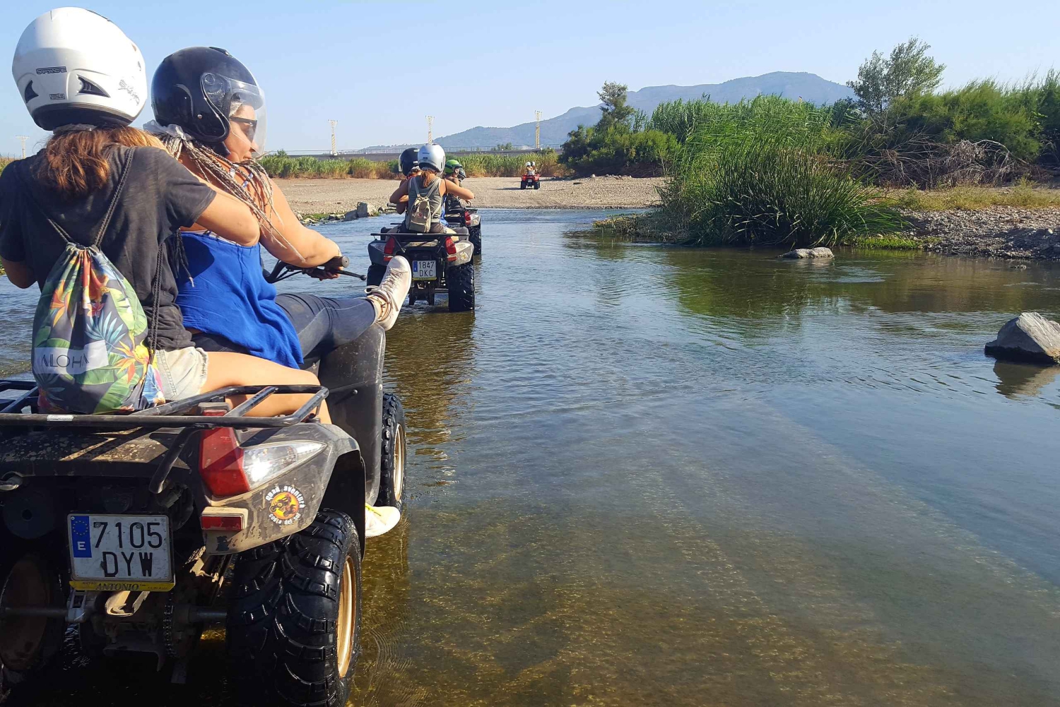 Málaga: Off-Road 2-Seater Quad Tour through Land and River