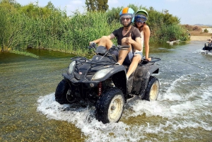 Málaga: Off-Road 2-Seater Quad Tour through Land and River