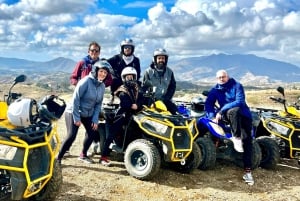 Malaga: Off-Road 3 Stunden Tour mit dem 2-Sitzer Quad in Mijas
