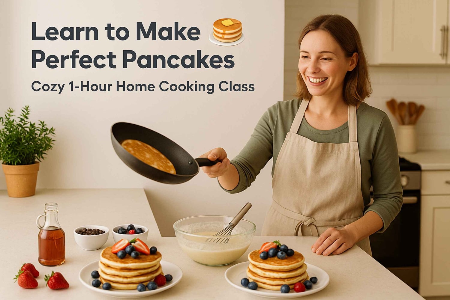 Malaga: Pannekakekurs med smaksprøver