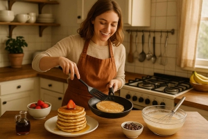 Malaga: Kurs robienia naleśników z degustacją