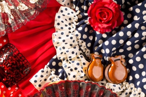 Málaga: PREMIUM-TAPAS-TOUR mit Paella, Tapas, Weingut & Flamenco