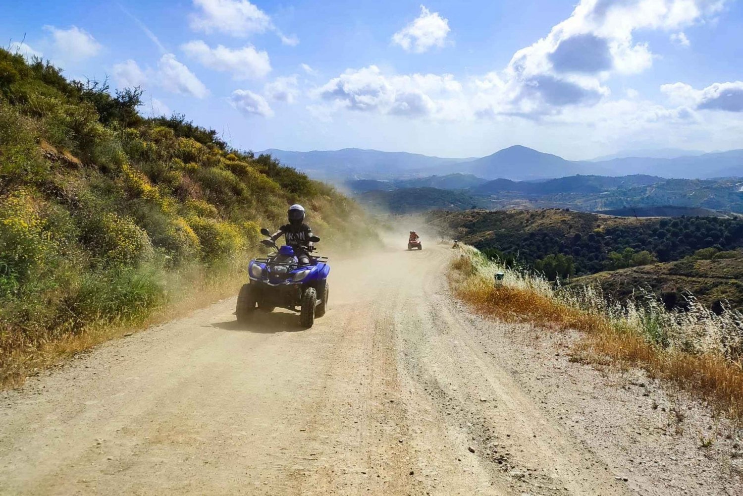 Terrengsykkeltur med firehjuling gjennom Mijas-fjellene