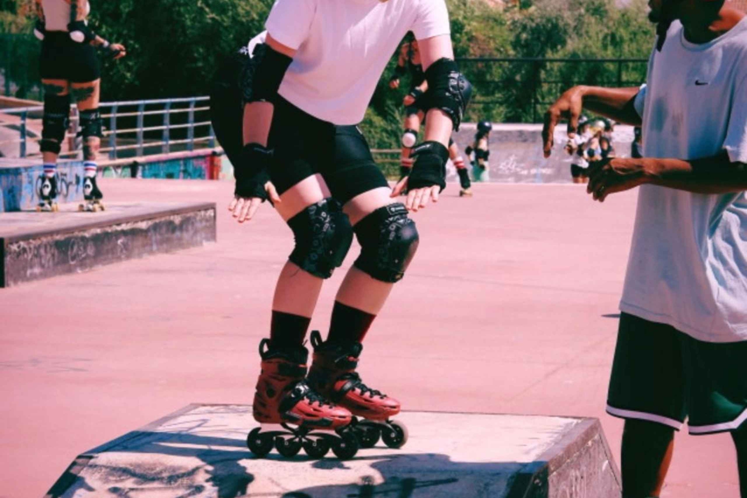 Malaga: stadsrondleiding op rolschaatsen, rolschaatslessen