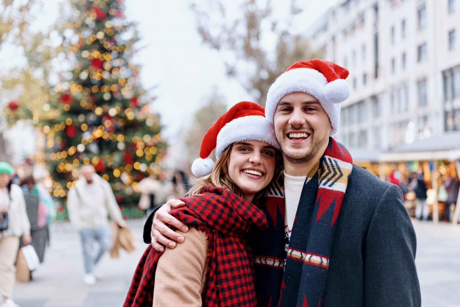 Les lumières festives de Málaga : une visite à pied privée de Noël