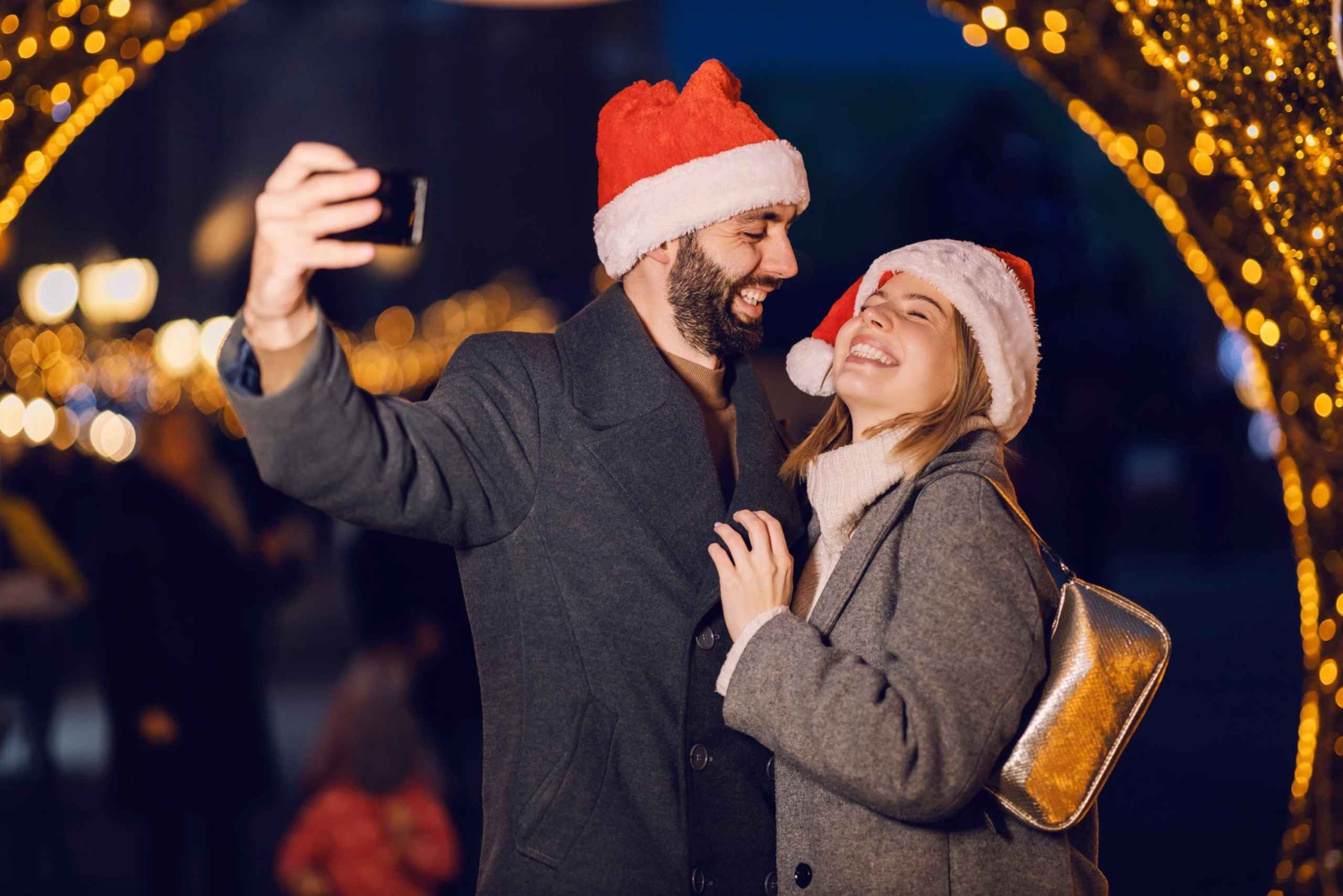 Les lumières festives de Málaga : une visite à pied privée de Noël