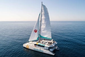Malaga: Catamaran zeilen met zwemmen en Paella lunch