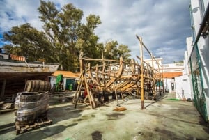 Malaga: Sardines On Skewers Show Cooking on the Beach