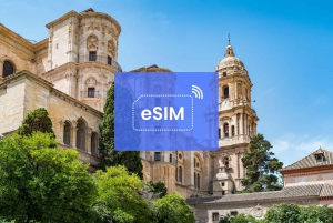 Málaga: Spain/ Europe eSIM Roaming Mobile Data Plan