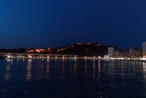 Málaga: Catamarantocht bij zonsondergang