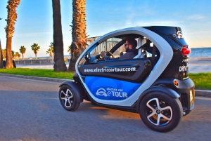 Malaga: Sunset to Night Tour by Electric Car