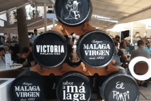 Malaga: Wycieczka tuk tukiem z degustacją potraw w restauracji El Pimpi