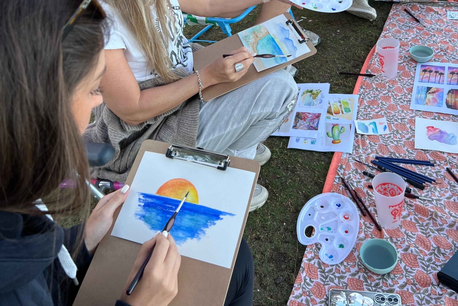 Málaga: Aquarelworkshop aan het strand