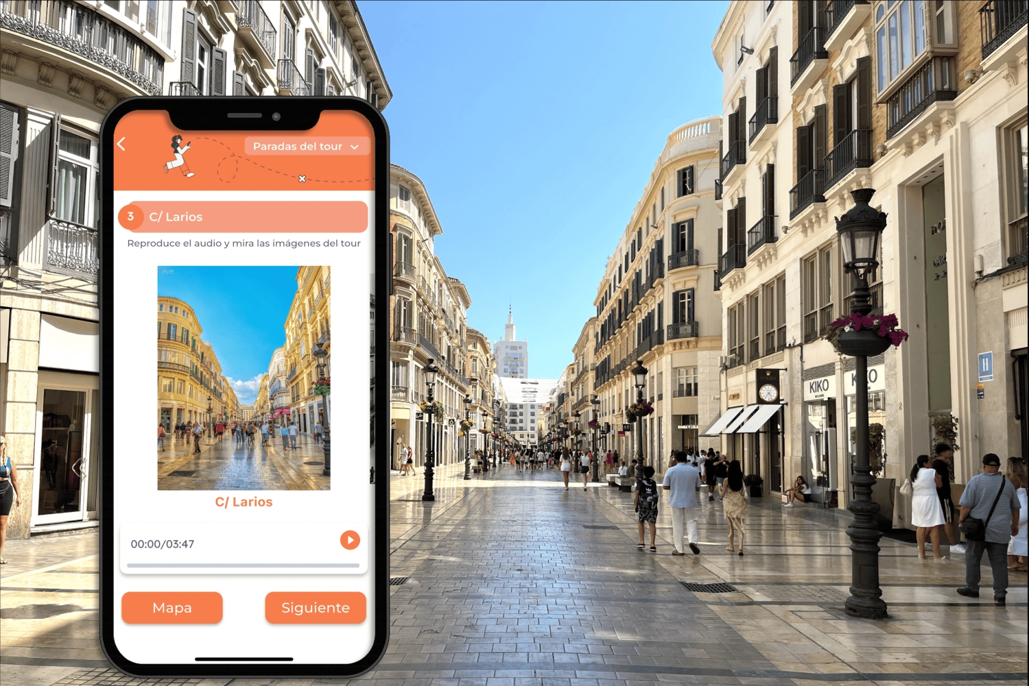 Centre historique de Malaga : visite autoguidée créée par un guide officiel local
