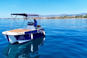 Marbella: Alugue um barco sem precisar de licença