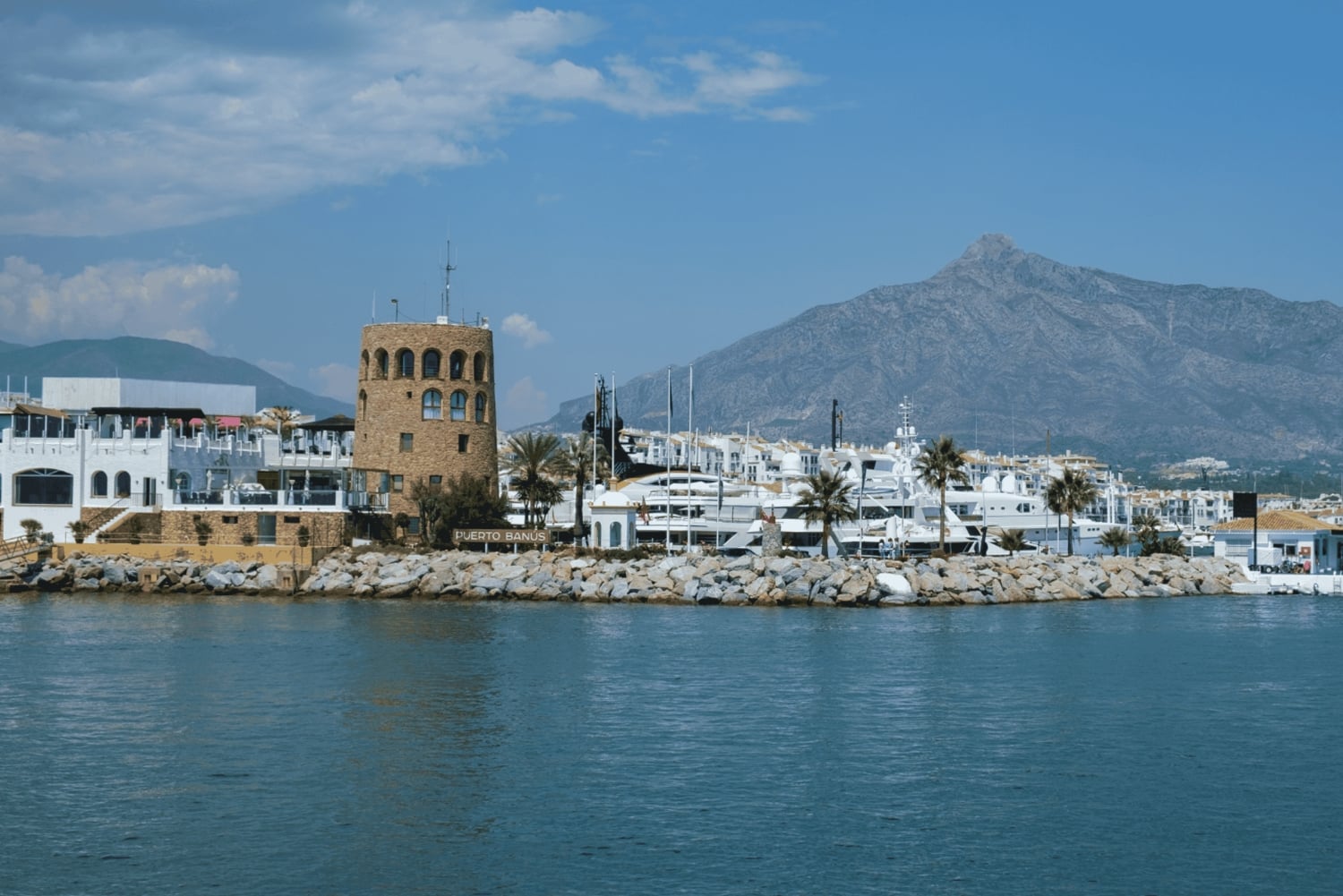 Mijas, Marbella og Puerto Banús fra Costa del Sol