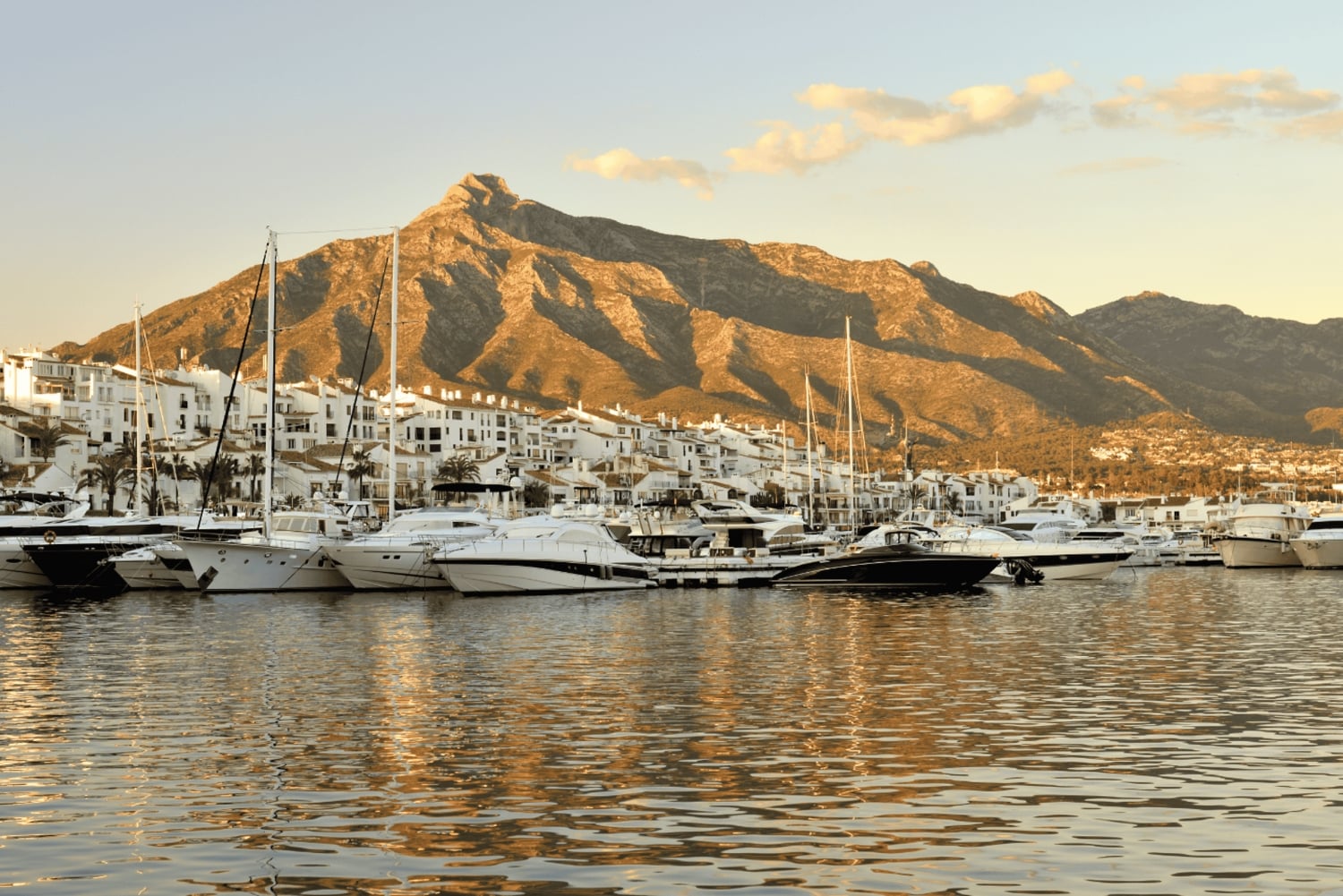 Mijas, Marbella og Puerto Banús fra Costa del Sol