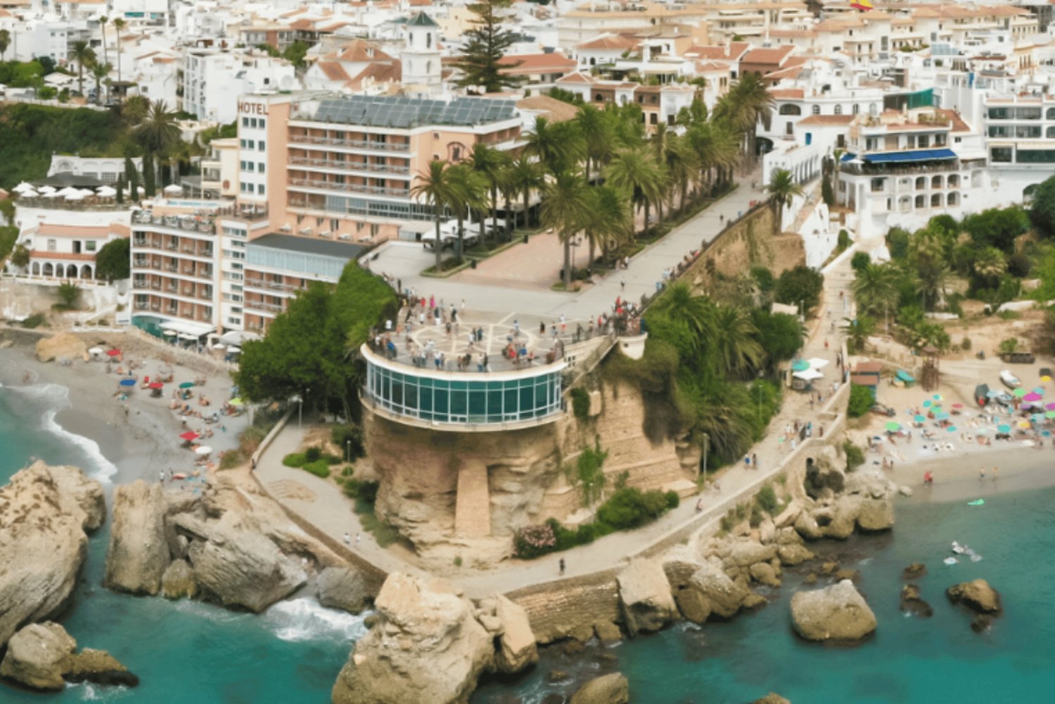 Nerja und Frigiliana von Málaga aus: der Berg und das Meer
