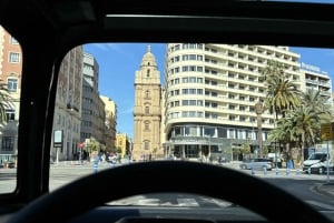 Nigth Tour i Malaga med ElectricCar.njut av solnedgången