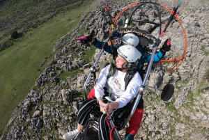 Paramotoring i Ronda (Malaga), nær Marbella