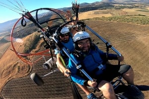 Paramotoring i Ronda (Malaga), nær Marbella