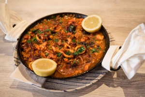 VISITE GUIDÉE PREMIUM TAPAS : Paella, dégustations au marché et cave