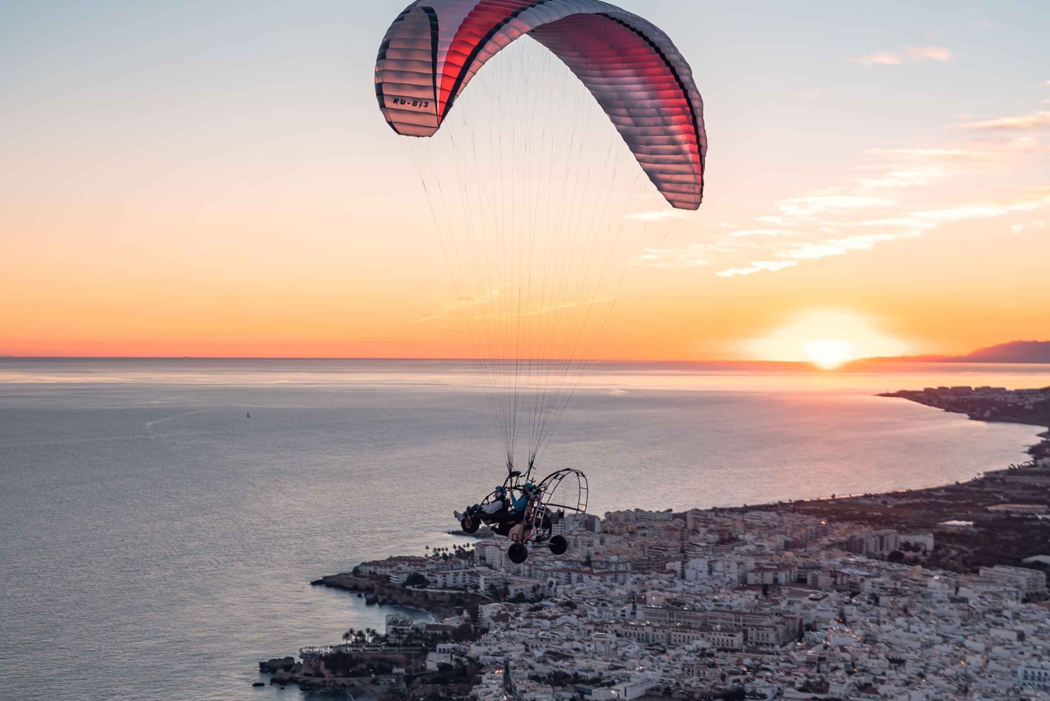 Privater Motorschirmflug 15 min - Costa del Sol, Málaga