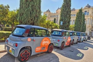 Visite privée de la villa romaine Antiopa à Malaga en voiture électrique