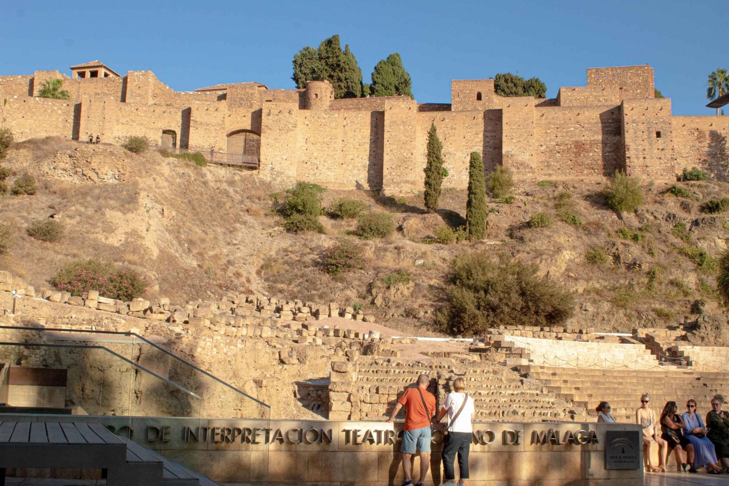 Privé wandeltour: Kathedraal, Alcazaba en Romeins theater