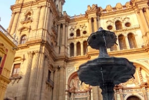 Privat omvisning til fots: Katedralen, Alcazaba og det romerske teatret