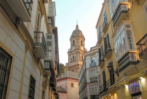 Tour privato a piedi: Cattedrale, Alcazaba e Teatro Romano