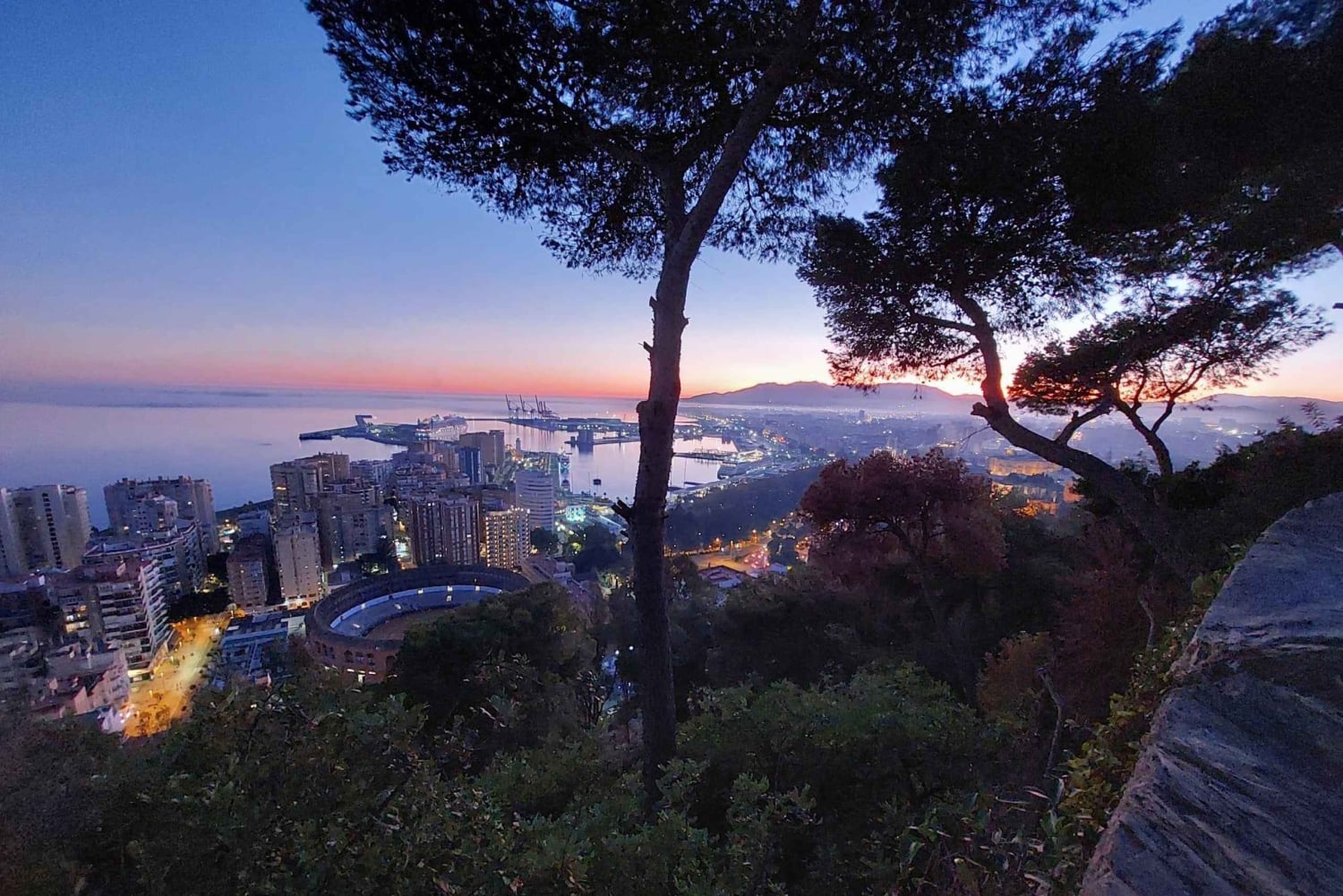 Romantic Night Tour of Málaga by Electric Car