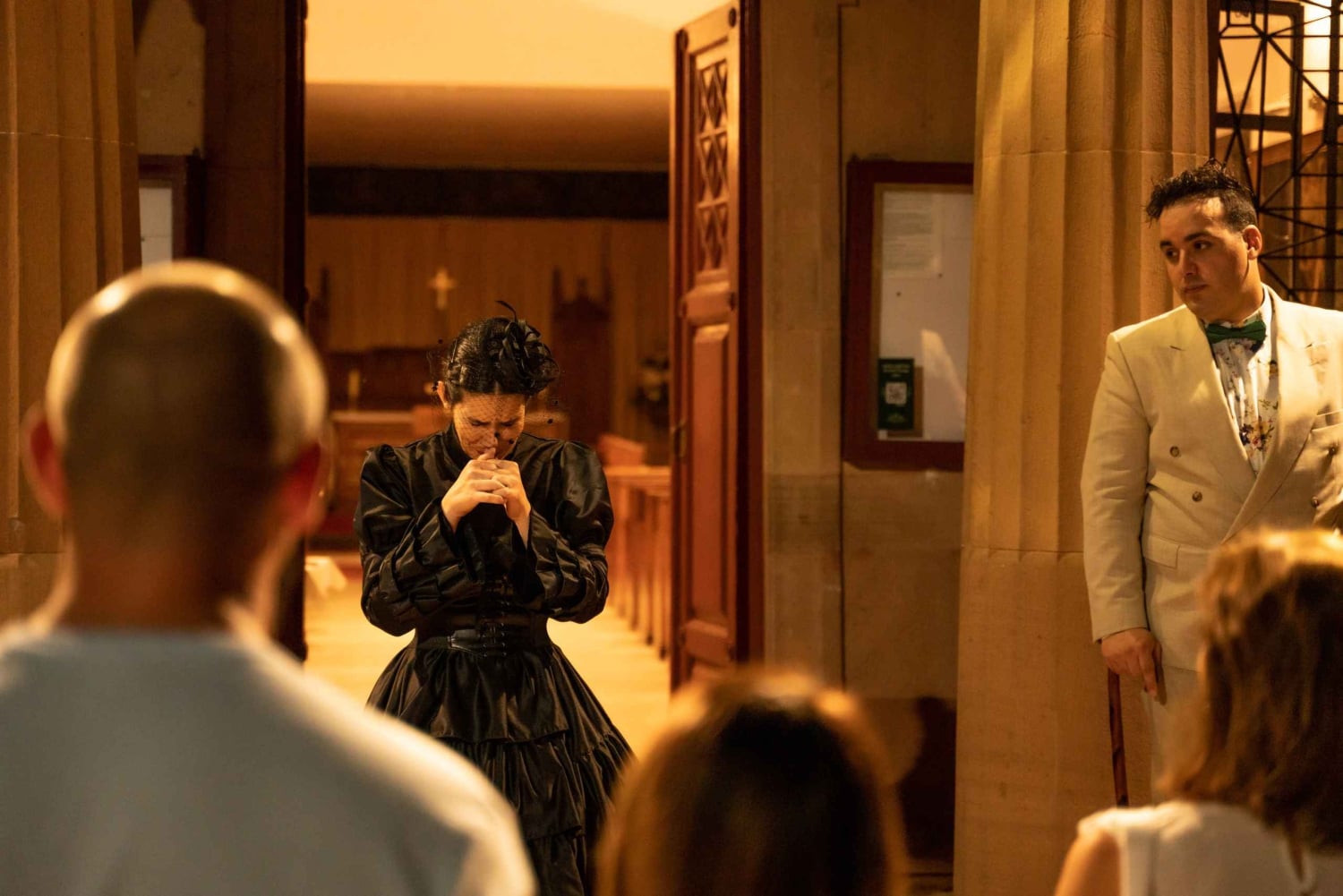 Teaterföreställning på Cementerio Inglés i Málaga