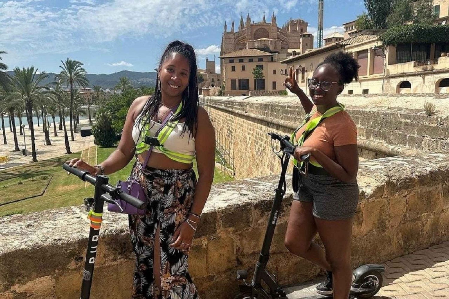 1 times tur med elektrisk scooter i Palma de Mallorca