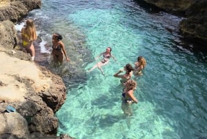 Tour des Criques en 4 x 4 à Mallorca, snorkeling, guide, gourmandises...