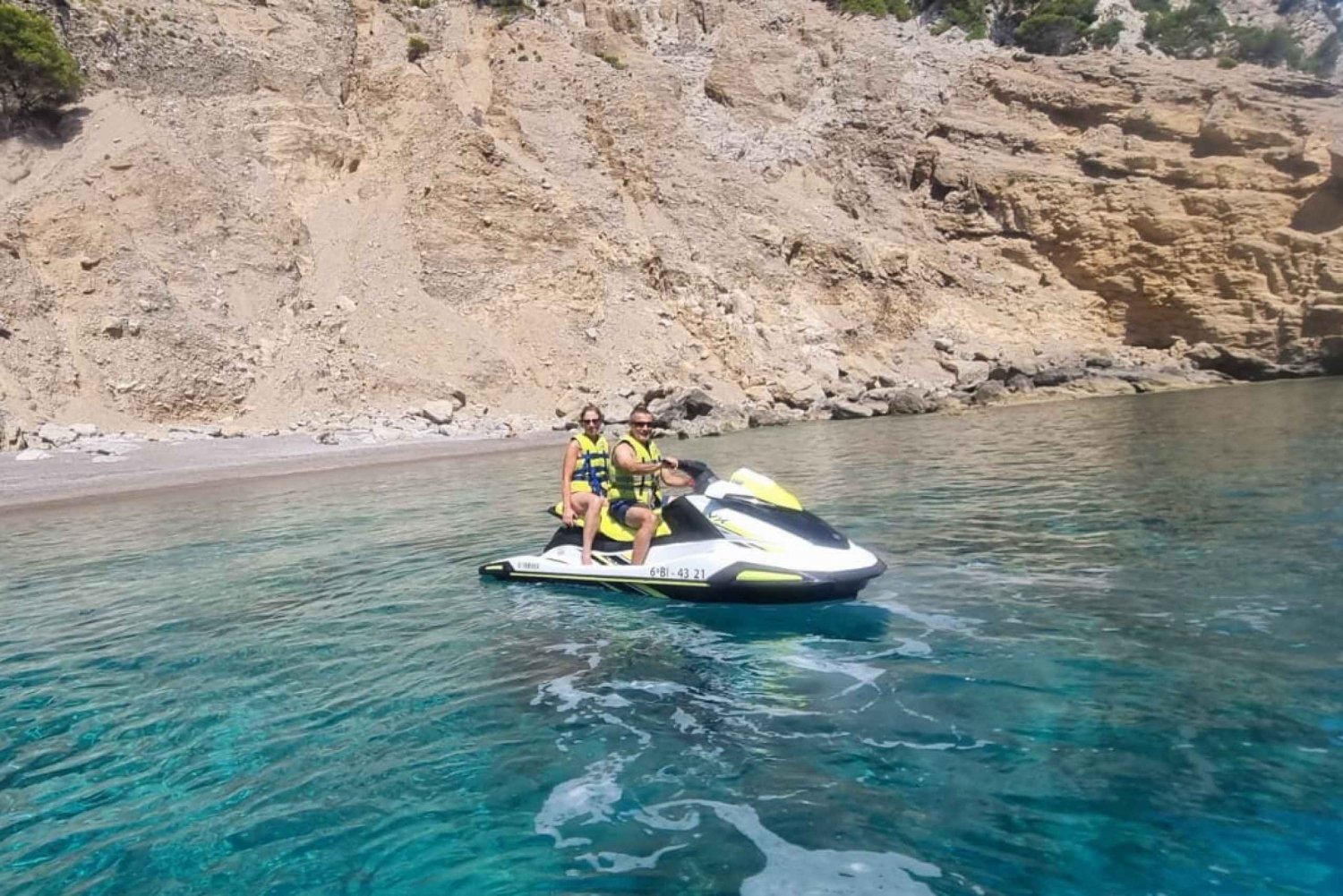 Alcudia: gita in moto d'acqua sulla spiaggia di Aucanada
