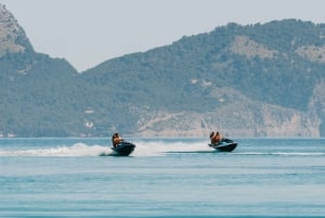Alcudia : Excursion en jet ski dans la baie d'Alcudia avec moniteur