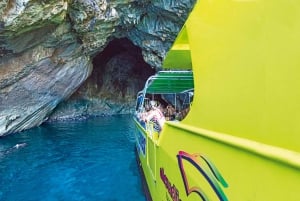 Fra Alcudia: Båttur langs kysten med grotter og snorkling