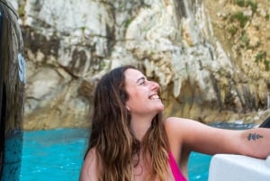 Alcudia: tour panoramico, grotte marine e snorkeling in motoscafo