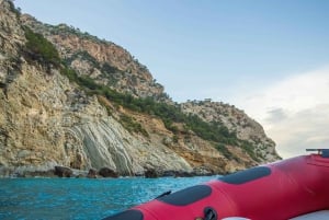 Alcudia: tour panoramico, grotte marine e snorkeling in motoscafo