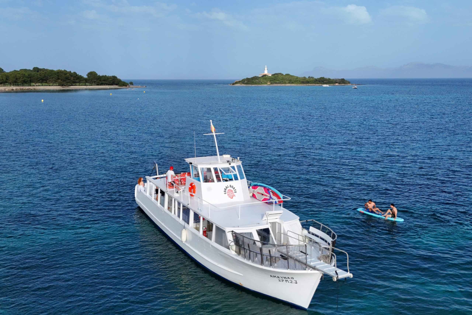 Alcudia Mallorca: Boat Trip with Food, Snorkeling, and SUP