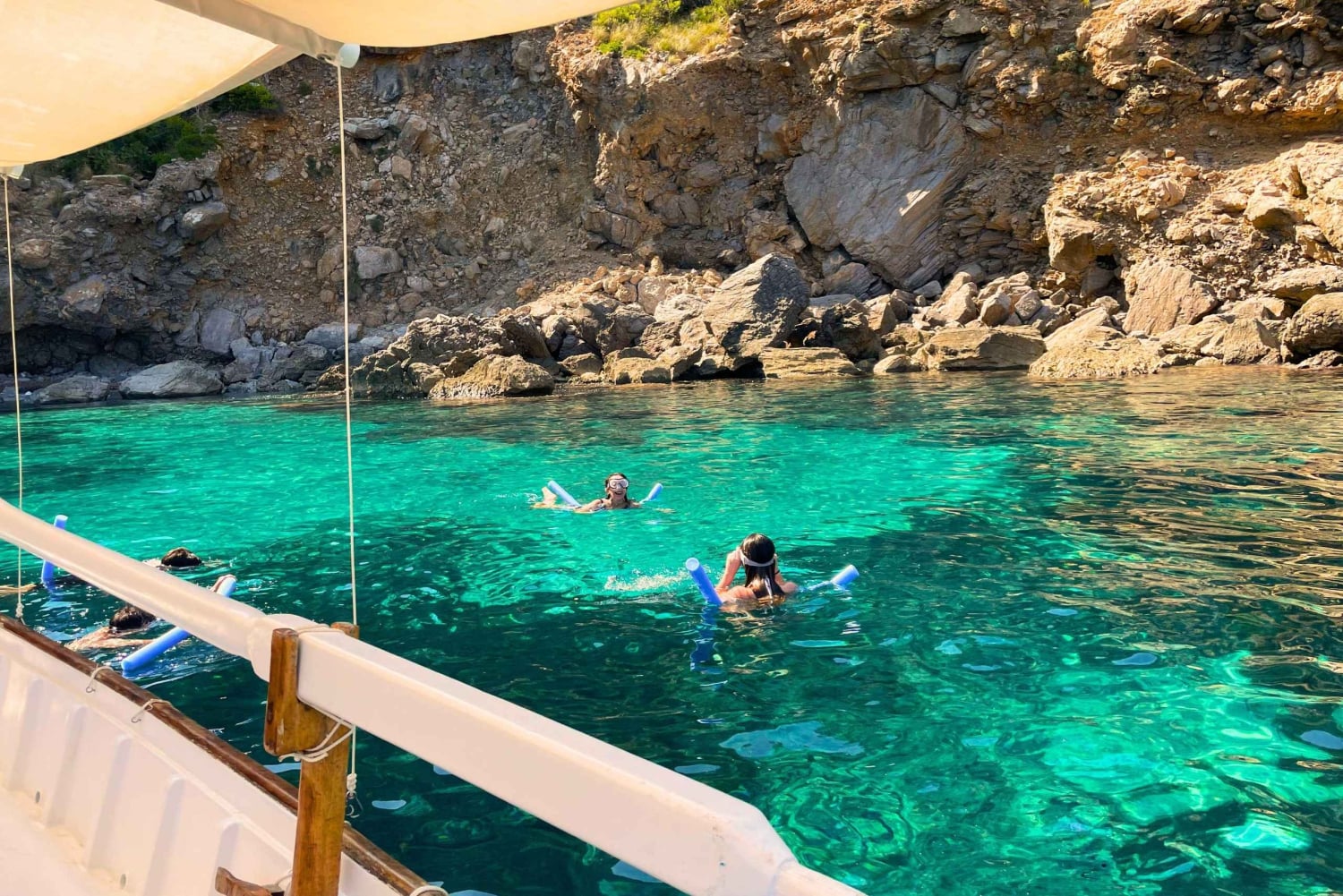 Rondvaart Alcudia & Pollensa, kapitein, brandstof, snorkelen