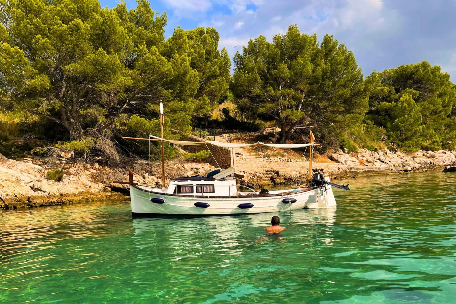 Rondvaart Alcudia & Pollensa, kapitein, brandstof, snorkelen